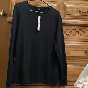 Talbots Black Cashmere Sweater